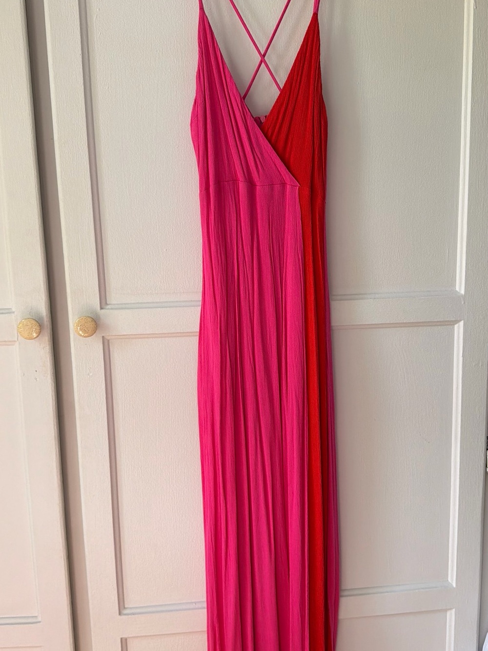 Maxi Dress with Crossback Straps